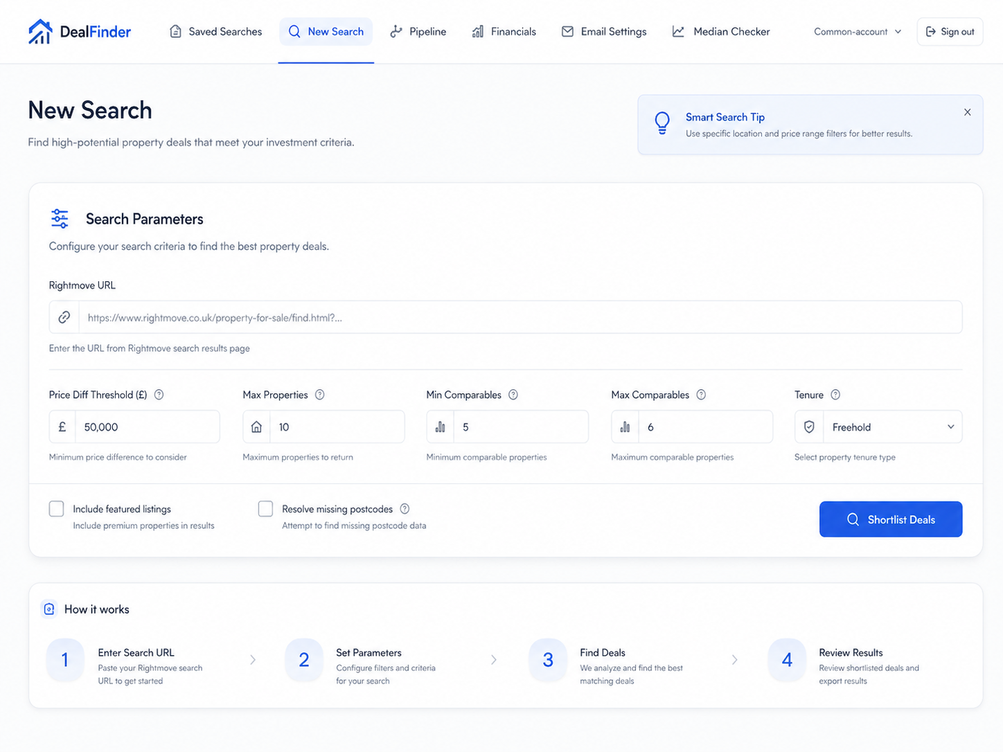 DealFinder App preview