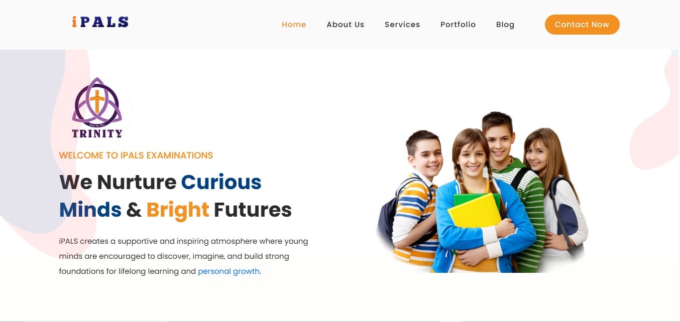 iPALS Examination Website preview